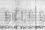 Uitsnede, onderdoorgang Kerkstraat.
<br/>
Beeldbank Stadsarchief, archief Baanders, zj